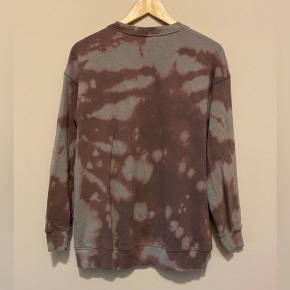 AERIE Tie Dye Oversized Crew Neck XS - Picture 4 of 4